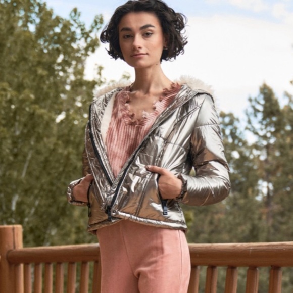 Quilted Baby Puffer Coat w/Faux Fur Lining - Picture 2 of 7